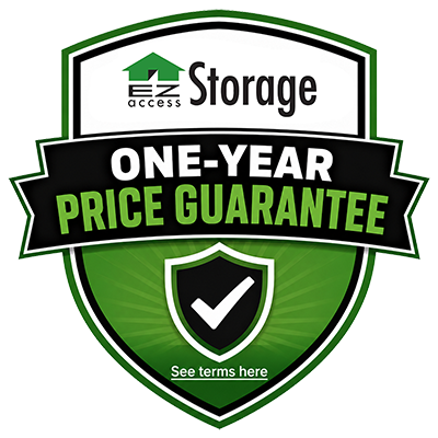 EZ Access Storage One-Year Price Guarantee View EZ Access Storage one-year price guarantee terms.