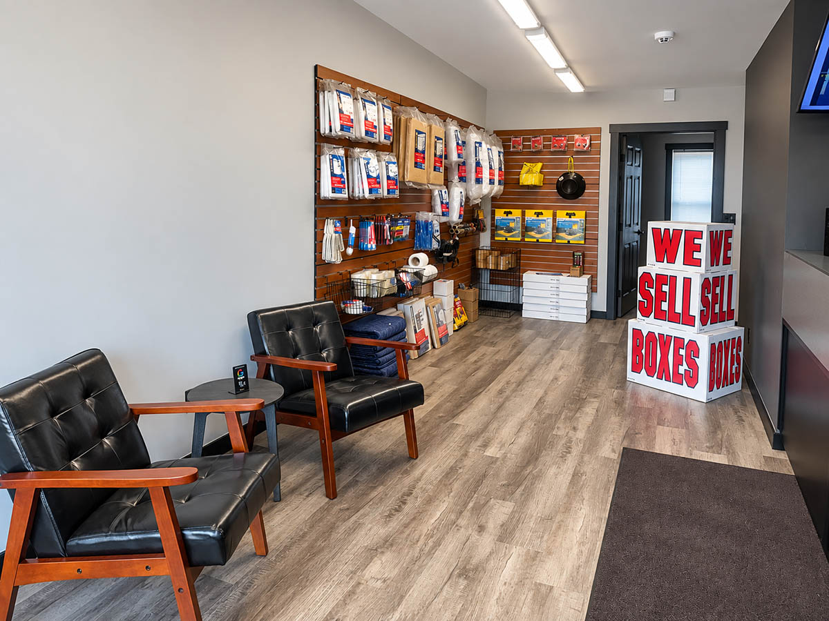 Moving boxes and packing supplies retail room Moving boxes and packing supplies for sale at EZ Access Storage near Wenatchee